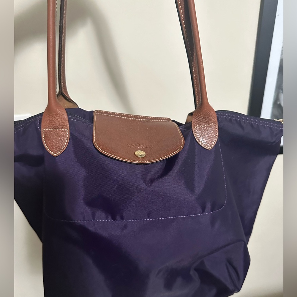 Longchamp tote - purple - large